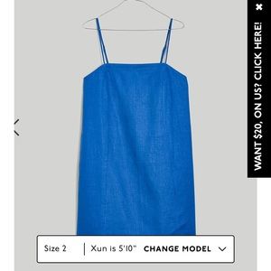 Madewell linen dress